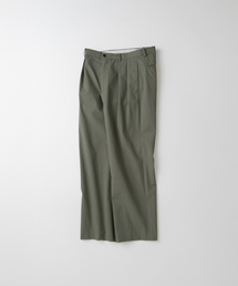 Vintage Cotton Trousers (Olive Grey)