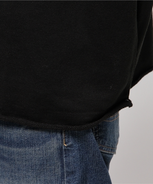 WHO'S WHO gallery（フーズフーギャラリー）の「【GIGGER】麻混裏毛ロールボートネックスウェット（スウェット・メンズ・アイボリー/グレー/ネイビー/ブラック・MEDIUM/LARGE）」の10枚目の写真