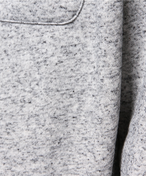 WHO'S WHO gallery（フーズフーギャラリー）の「【GIGGER】麻混裏毛ロールボートネックスウェット（スウェット・メンズ・アイボリー/グレー/ネイビー/ブラック・MEDIUM/LARGE）」の12枚目の写真