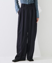 STUDIOUS（ステュディオス）の「【STUDIOUS/ステュディオス】Sheer Double Tucked Trousers/シアーダブルタックトラウザー（スラックス）」