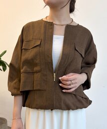 Jena espace merveilleux | レイヤー風シアーブルゾン(ベスト)