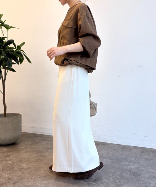 Jena espace merveilleux(ジェナ エスパスメルヴェイユ)の「レイヤー風シアーブルゾン(ベスト・レディース・ブラウン/ブラック・FREE)」の21枚目の写真