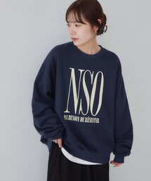 【Enlude】アソート縦長ロゴスウェット《ユニセックス》