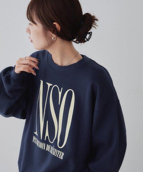 DISCOAT（ディスコート）の「【Enlude】アソート縦長ロゴスウェット《ユニセックス》（Tシャツ/カットソー・レディース・ブラウン/ライトベージュ/ネイビー・MEDIUM/LARGE）」の15枚目の写真