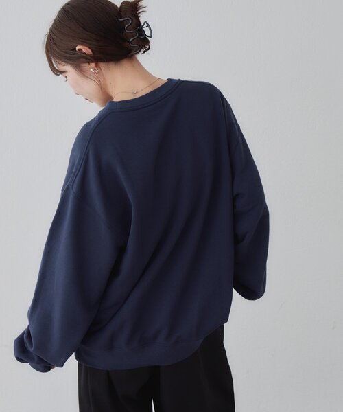 DISCOAT（ディスコート）の「【Enlude】アソート縦長ロゴスウェット《ユニセックス》（Tシャツ/カットソー・レディース・ブラウン/ライトベージュ/ネイビー・MEDIUM/LARGE）」の17枚目の写真