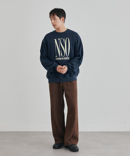 DISCOAT（ディスコート）の「【Enlude】アソート縦長ロゴスウェット《ユニセックス》（Tシャツ/カットソー・レディース・ブラウン/ライトベージュ/ネイビー・MEDIUM/LARGE）」の21枚目の写真
