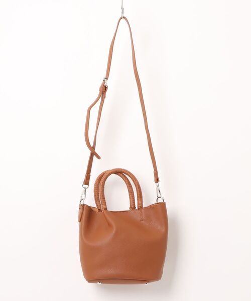 MAGASIN DE MODE Chou Chou(マガジンデモードシュシュ)の「【MAGASIN DE MODE Chou Chou】2way ミニハンドバッグ SNF(ハンドバッグ・レディース・ブラック/ブラウン/アイボリー・FREE)」の3枚目の写真