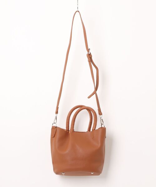 MAGASIN DE MODE Chou Chou(マガジンデモードシュシュ)の「【MAGASIN DE MODE Chou Chou】2way ミニハンドバッグ SNF(ハンドバッグ・レディース・ブラック/ブラウン/アイボリー・FREE)」の4枚目の写真