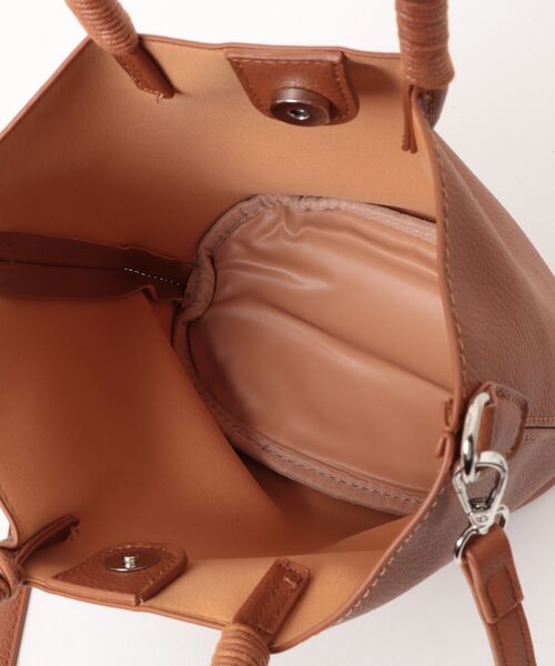 MAGASIN DE MODE Chou Chou(マガジンデモードシュシュ)の「【MAGASIN DE MODE Chou Chou】2way ミニハンドバッグ SNF(ハンドバッグ・レディース・ブラック/ブラウン/アイボリー・FREE)」の8枚目の写真