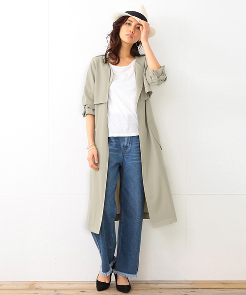 B:MING by BEAMS（ビーミングバイビームス）の「【予約】【InRed6月号掲載】【VERY5月号掲載】ビーミング by ビームス / フリンジデニムパンツ（デニムパンツ・レディース・ホワイト/インディゴブルー・MEDIUM/SMALL）」の5枚目の写真