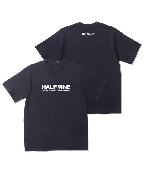 HALFNINE(ハーフナイン)の「パーソナルリ 半袖Tシャツ E04BRD_HBX10149(Tシャツ/カットソー・メンズ・ネイビー・4XL)」の1枚目の写真