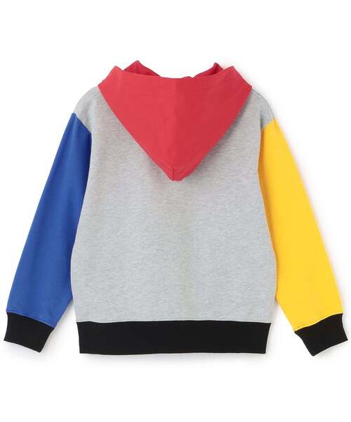 XLARGE KIDS(エクストララージキッズ)の「ファニーゴリラ カラーブロックジップパーカ(Tシャツ/カットソー・キッズ・ブラック/トップグレー・100cm/90cm/110cm/140cm/130cm/80cm/120cm)」の3枚目の写真