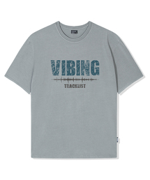 バイビングピグメントオーバーサイズ半袖Tシャツ