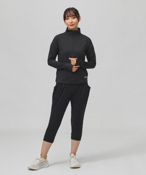 ROXY(ロキシー)の「ロキシー ROXY MY 1ST ROXY ZIP(ジャージ・レディース・ブラック/カーキ・M/L)」の4枚目の写真
