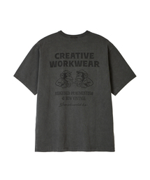 BOOVOOM（ブーブーム）の「[ビッグサイズ]リディファインドクラックピグメントTシャツ（Tシャツ/カットソー）」