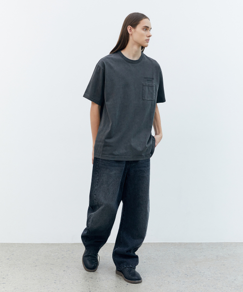 BOOVOOM（ブーブーム）の「[ビッグサイズ]リディファインドクラックピグメントTシャツ（Tシャツ/カットソー・メンズ・チャコール・XXXL/XXL/XL）」の5枚目の写真