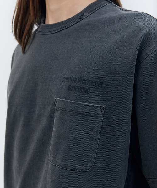 BOOVOOM（ブーブーム）の「[ビッグサイズ]リディファインドクラックピグメントTシャツ（Tシャツ/カットソー・メンズ・チャコール・XXXL/XXL/XL）」の10枚目の写真