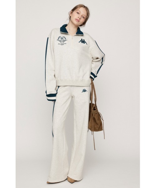SLY(スライ)の「KAPPA x SLY LINE SW PT カッパスライラインスウェットパンツ 秋服(スウェットパンツ・レディース・ネイビー/ホワイト系その他2・FREE)」の3枚目の写真