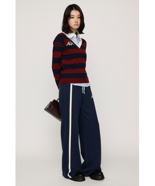 SLY(スライ)の「KAPPA x SLY LINE SW PT カッパスライラインスウェットパンツ 秋服(スウェットパンツ・レディース・ネイビー/ホワイト系その他2・FREE)」の17枚目の写真