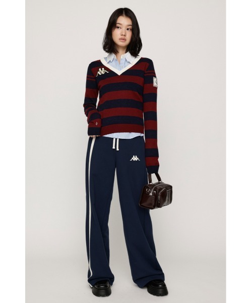 SLY(スライ)の「KAPPA x SLY LINE SW PT カッパスライラインスウェットパンツ 秋服(スウェットパンツ・レディース・ネイビー/ホワイト系その他2・FREE)」の18枚目の写真