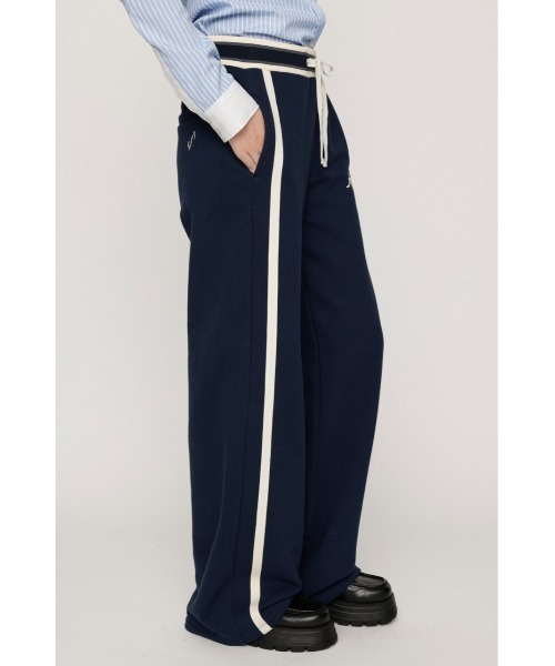 SLY(スライ)の「KAPPA x SLY LINE SW PT カッパスライラインスウェットパンツ 秋服(スウェットパンツ・レディース・ネイビー/ホワイト系その他2・FREE)」の21枚目の写真