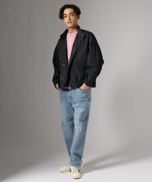 BAYFLOW(ベイフロー)の「ショートモッズジャケット(ブルゾン・メンズ・カーキ/ブラック/ベージュ・LARGE/MEDIUM)」の13枚目の写真