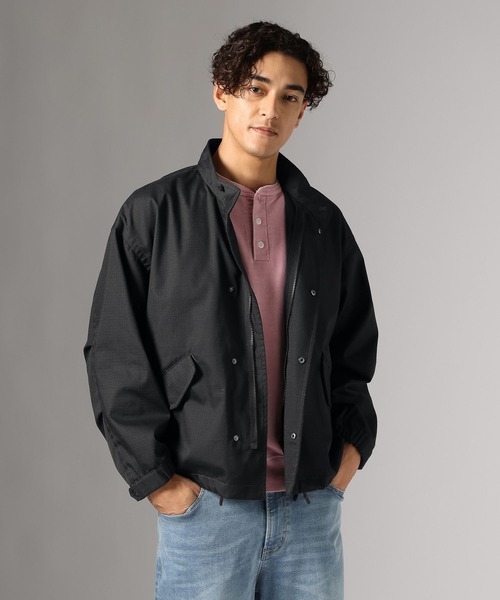 BAYFLOW(ベイフロー)の「ショートモッズジャケット(ブルゾン・メンズ・カーキ/ブラック/ベージュ・LARGE/MEDIUM)」の10枚目の写真