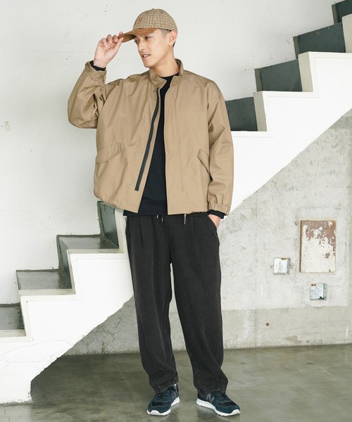 BAYFLOW(ベイフロー)の「ショートモッズジャケット(ブルゾン・メンズ・カーキ/ブラック/ベージュ・LARGE/MEDIUM)」の5枚目の写真