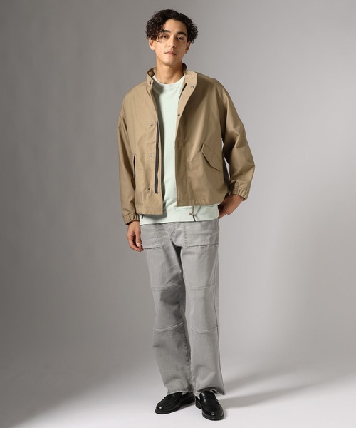 BAYFLOW(ベイフロー)の「ショートモッズジャケット(ブルゾン・メンズ・カーキ/ブラック/ベージュ・LARGE/MEDIUM)」の8枚目の写真