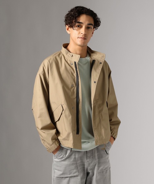 BAYFLOW(ベイフロー)の「ショートモッズジャケット(ブルゾン・メンズ・カーキ/ブラック/ベージュ・LARGE/MEDIUM)」の9枚目の写真