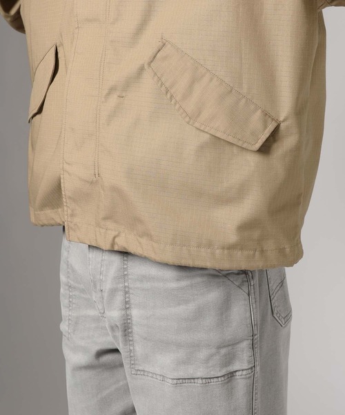 BAYFLOW(ベイフロー)の「ショートモッズジャケット(ブルゾン・メンズ・カーキ/ブラック/ベージュ・LARGE/MEDIUM)」の14枚目の写真