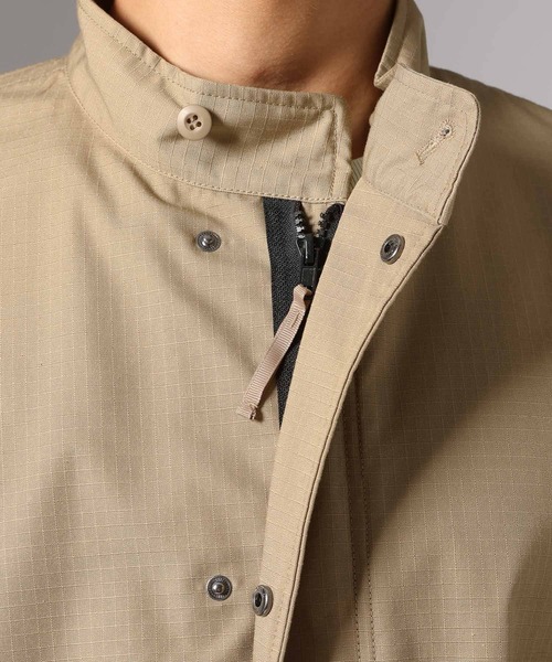 BAYFLOW(ベイフロー)の「ショートモッズジャケット(ブルゾン・メンズ・カーキ/ブラック/ベージュ・LARGE/MEDIUM)」の15枚目の写真
