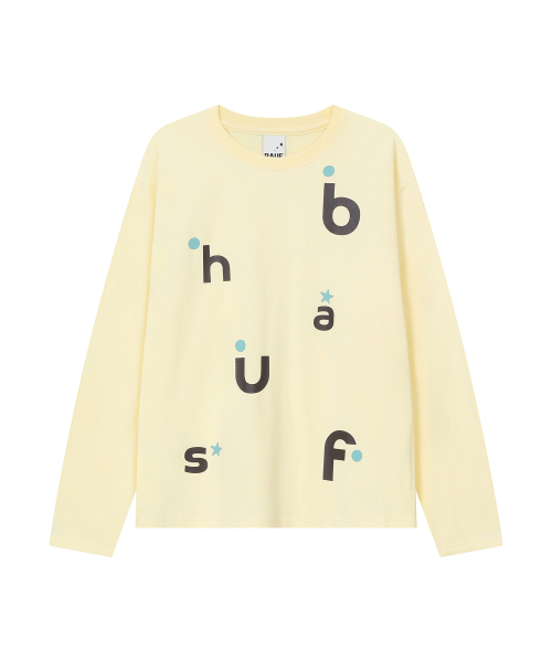 BAUF（バウフ）の「ハウス ドット ロングスリーブ [イエロー]（Tシャツ/カットソー・レディース・その他・FREE）」の2枚目の写真
