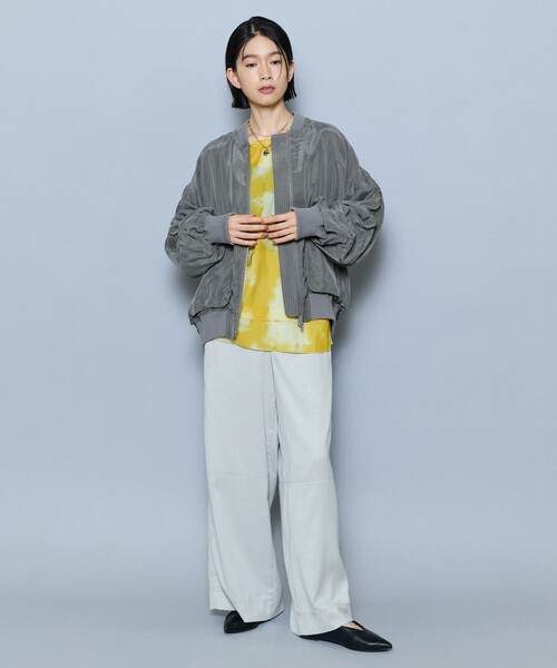 MOGA（モガ）の「フィブリルタフタブルゾン（ブルゾン・レディース・カーキ・2）」の12枚目の写真