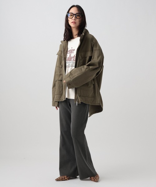 BAYFLOW（ベイフロー）の「[自分サイズにカスタム可能♪]ピグメントセルフカットパンツ（その他パンツ・レディース・モカ/チャコール・SMALL/MEDIUM）」の3枚目の写真