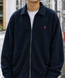 U.S. POLO ASSN.（ユーエスポロアッスン）の「【18】〔U.S.POLO ASSN/ユーエスポロアッスン〕メルトン ワンポイントロゴ ジップアップブルゾン ユニセックス/メンズ/レディース（ブルゾン）」