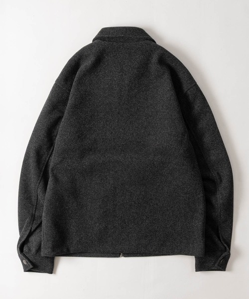 JOHN'S CLOSET(ジョンズクローゼット)の「【18】〔U.S.POLO ASSN/ユーエスポロアッスン〕メルトン ワンポイントロゴ ジップアップブルゾン ユニセックス/メンズ/レディース(ブルゾン・メンズ・アイボリー/ブラック/チャコールグレー/ネイビー/キャメル・LARGE/MEDIUM)」の13枚目の写真
