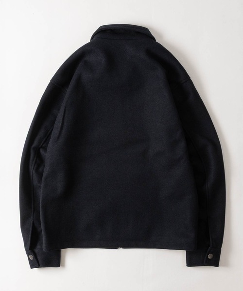 JOHN'S CLOSET(ジョンズクローゼット)の「【18】〔U.S.POLO ASSN/ユーエスポロアッスン〕メルトン ワンポイントロゴ ジップアップブルゾン ユニセックス/メンズ/レディース(ブルゾン・メンズ・アイボリー/ブラック/チャコールグレー/ネイビー/キャメル・LARGE/MEDIUM)」の11枚目の写真