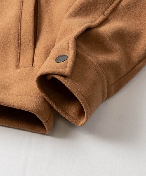 JOHN'S CLOSET(ジョンズクローゼット)の「【18】〔U.S.POLO ASSN/ユーエスポロアッスン〕メルトン ワンポイントロゴ ジップアップブルゾン ユニセックス/メンズ/レディース(ブルゾン・メンズ・アイボリー/ブラック/チャコールグレー/ネイビー/キャメル・LARGE/MEDIUM)」の18枚目の写真