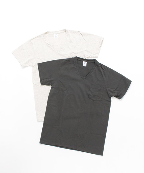 Velva Sheen（ベルバシーン）の「【Velva Sheen】ベルバシーン 　2パックＶネックＴシャツ（Tシャツ/カットソー・メンズ・ネイビー/ブルー系その他/ホワイト×グレー/ホワイト×ブラック/ブラック×グレー/ホワイト×ネイビー/ブラック×ホワイト・LARGE/SMALL/MEDIUM）」の5枚目の写真