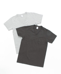 【Velva Sheen】ベルバシーン 　2パックＶネックＴシャツ