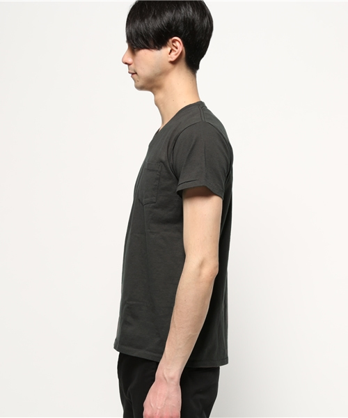 Velva Sheen（ベルバシーン）の「【Velva Sheen】ベルバシーン 　2パックＶネックＴシャツ（Tシャツ/カットソー・メンズ・ネイビー/ブルー系その他/ホワイト×グレー/ホワイト×ブラック/ブラック×グレー/ホワイト×ネイビー/ブラック×ホワイト・LARGE/SMALL/MEDIUM）」の10枚目の写真
