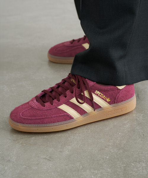 IENA(イエナ)の「adidas originals HANDBALL SPEZIAL W スニーカー JKK0932/KK0929(スニーカー・レディース・ベージュ/ボルドー・24.5cm/22.5cm/25cm/23cm/23.5cm/24cm)」の8枚目の写真