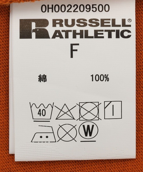 AMERICAN HOLIC(アメリカンホリック)の「【RUSSELL】アソートロゴロンT(Tシャツ/カットソー・レディース・アイボリー/ネイビー/イエロー/オレンジ・FREE)」の9枚目の写真