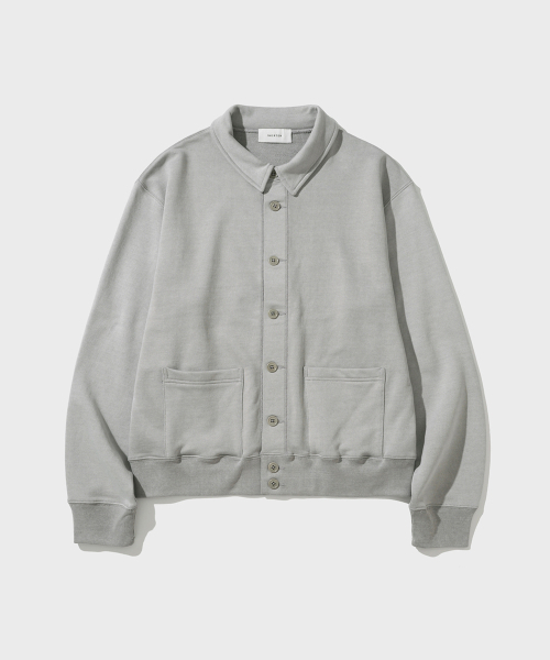 SHIRTER(シャーター)の「BUTTON SWEAT CARDIGAN (GREY)(カーディガン/ボレロ・メンズ・その他・SMALL/MEDIUM/LARGE)」の1枚目の写真