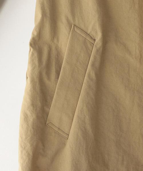Steven Alan(スティーブンアラン)の「<Steven Alan> NYLON OXFORD WRAP COAT/コート◆(ステンカラーコート・メンズ・ネイビー/ベージュ・SMALL/LARGE/MEDIUM/X-LARGE)」の11枚目の写真