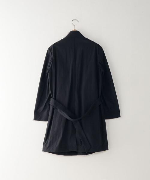 Steven Alan(スティーブンアラン)の「<Steven Alan> NYLON OXFORD WRAP COAT/コート◆(ステンカラーコート・メンズ・ネイビー/ベージュ・SMALL/LARGE/MEDIUM/X-LARGE)」の13枚目の写真
