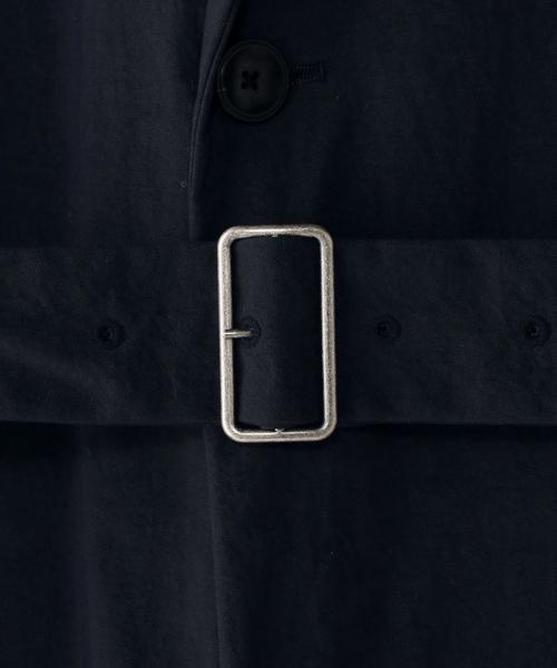 Steven Alan(スティーブンアラン)の「<Steven Alan> NYLON OXFORD WRAP COAT/コート◆(ステンカラーコート・メンズ・ネイビー/ベージュ・SMALL/LARGE/MEDIUM/X-LARGE)」の14枚目の写真