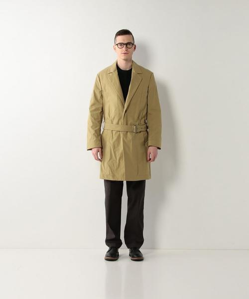 Steven Alan(スティーブンアラン)の「<Steven Alan> NYLON OXFORD WRAP COAT/コート◆(ステンカラーコート・メンズ・ネイビー/ベージュ・SMALL/LARGE/MEDIUM/X-LARGE)」の16枚目の写真