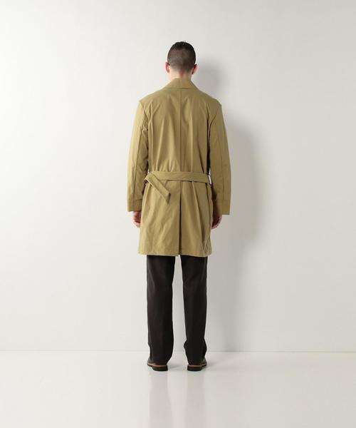 Steven Alan(スティーブンアラン)の「<Steven Alan> NYLON OXFORD WRAP COAT/コート◆(ステンカラーコート・メンズ・ネイビー/ベージュ・SMALL/LARGE/MEDIUM/X-LARGE)」の9枚目の写真